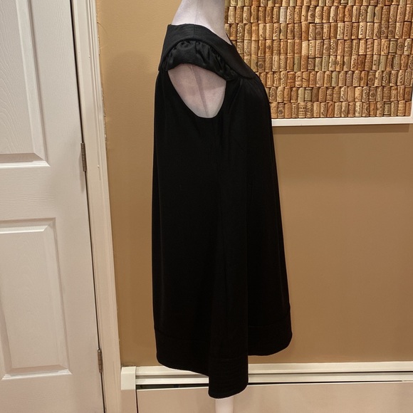 NWT.  Nave Black Flowy Wool & Cashmere Blend Dress - Picture 9 of 15